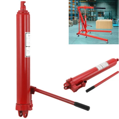 Bomba de gato hidráulica de carrera larga de alta resistencia 12T cilindro hidráulico motor grúa Foto 1 de 4