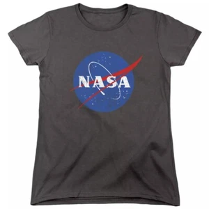 Camiseta para mujer NASA "Meatball Logo Distressed" - Imagen 1 de 3
