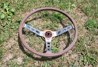 Volante de fábrica AMC Jeep Wagoneer Cherokee CJ5 CJ7 1976-1995 marrón J10 Foto 1 de 4