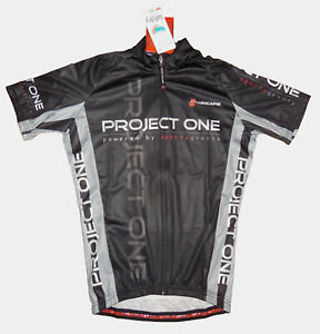 HINCAPIE SPORTSWEAR PROJECT ONE UV BLOCK CYCLING JERSEY, MENS SMALL RACE FIT NW