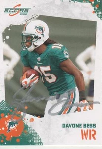 DAVONE BESS 2010 FIRMADO PUNTUACIÓN #152 - MIAMI DELFINES - Imagen 1 de 1