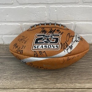 Spalding Arena Football League 25 Year Anniversary leather football Signed READ - Picture 1 of 4