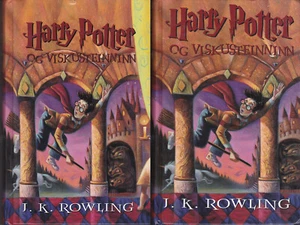 Harry Potter and the Philosopher’s Stone - super rare cover in Icelandic 2001 - Picture 1 of 6