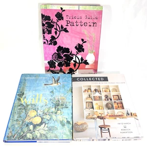 Home Interior Design Books Fritz Karch Collected Walls Pattern Guild Lot of 3 - Foto 1 di 24