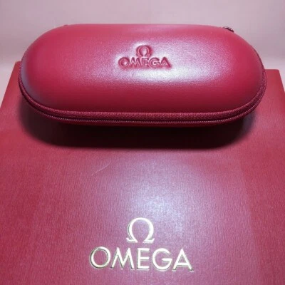 正品全新欧米茄红色旅行手表袋盒 — 第 1/4 张图片