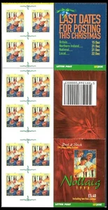 EIRE / IRELAND 1998 £5.40 NOLLAIG S/A CHRISTMAS STAMP BOOKLET (M/VF) - Picture 1 of 1