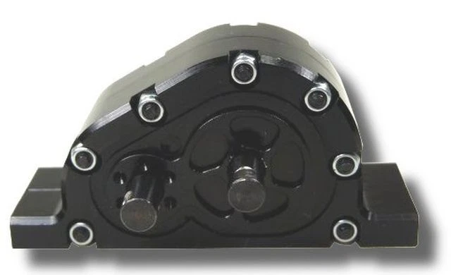 Thicon  Verteilergetriebe 2:1 flach Alu schwarz - 50054 - Bild 1 von 2