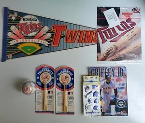 Vintage MLB Memorabilia Lots Pick 1 Seattle Mariners, New York Yankees, MN Twins - Picture 1 of 9