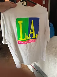 Camiseta vintage años 80 LA estilo Barbie unisex mediana - Imagen 1 de 8