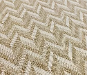 FARINA D'AVENA BRENTANO "WINDSOR" TESSUTO CHEVRON ZIG ZAG TESSUTO INTERNO ESTERNO - Foto 1 di 2