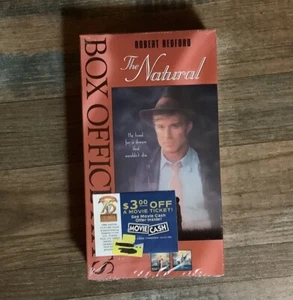 The Natural Brand New Sealed 1984 VHS Tri Star Box Office Hits Robert Redford - Picture 1 of 2