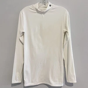 Champion Youth XL 18/20 Fitted Mock Neck Compression Cold Weather Gear White - Picture 1 of 4