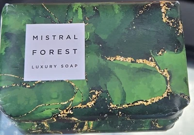 Barra de jabón de lujo Mistral Forest 7 oz 200 gr nueva sellada hecha en Francia Foto 1 de 4