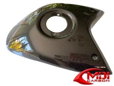 Ducati Hypermotard 796 1100 2007-2012 100 % fibra de carbono cubierta del tanque almohadilla central Foto 1 de 3