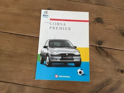 Vauxhall Corsa Premier Special Edition Fold Out Sales Brochure 1996 - Image 1 of 4