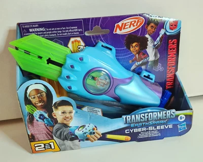 Nerf Transformers EarthSpark Cyber-Sleeve Battle Blaster Nuevo en caja Foto 1 de 4
