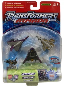 Transformers Armada Jetstorm, pista, sonar Mini-Con Air Assault Team NUEVO 2002 - Imagen 1 de 2