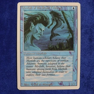 MTG Magic The Gathering Fourth Ed.: Merfolk of the Pearl Trident (mtg125) Menges - Bild 1 von 2