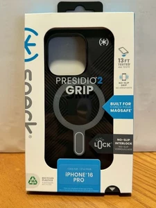 W3O Speck - Presidio2 Grip ClickLock Case mit MagSafe Apple iPhone 16 Pro - Schwarz - Bild 1 von 5