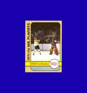 1972-73 Topps Hockey Playoff Game 5 (Bruins Rangers) #6 - Gem Mint - Picture 1 of 1