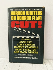 Cut! Horror Writers on Horror Film Christopher Golden Rice Barker 1992 Berkeley - Picture 1 of 2