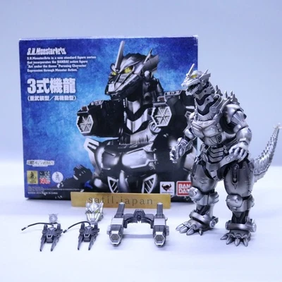 USED S.H.MonsterArts Mechagodzilla MFS-3 Kiryu Heavily Armed/High Mobility Type - Image 1 of 4