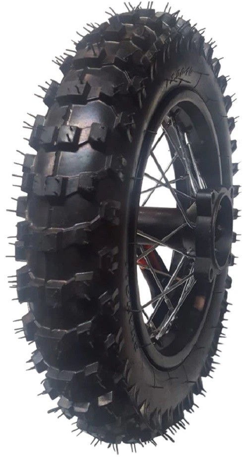 Hinterrad  3.00-10 Speichen Felge Reifen Schlauch Dirt Bike DirtBike Crossreifen - Bild 1 von 4