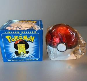 New - Factory Sealed Pokémon 1999 23k Gold Plated Trading Card - Picture 1 of 8