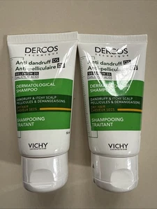 Vichy Anti-Schuppen & juckende Kopfhaut trockenes Haar Shampoo 50ml x 2 Reisegröße NEU - Bild 1 von 6