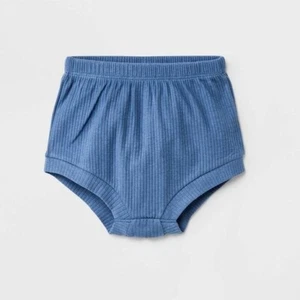 Pantalones cortos acanalados para bebé azul 6-9 M nuevos con etiquetas 1000000163 - Imagen 1 de 1