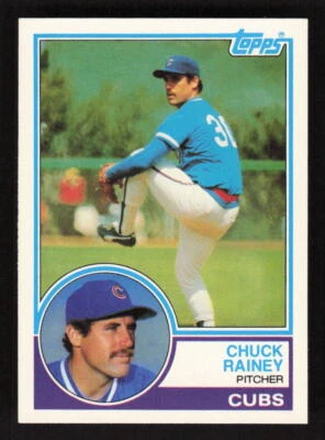 1983 Topps Traded #92T Chuck Rainey Chicago Cubs - Image 1 of 2
