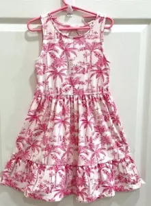 Janie and Jack girls size 7 flamingo dress - Picture 1 of 9