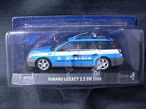 SUBARU LEGACY 2.5 SW POLIZIA ITALIANA SCALA 1/43 De Agostini Nuovo Die Cast - Foto 1 di 2