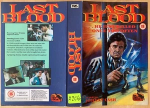 VHS : FOXTROT VIDCOM - Last Blood - Johnny Cash - Ex Rental - Bild 1 von 6