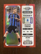2022-23 Panini Chronicles Contenders Optic Valentin Carboni Red Rookie RC 40/99!