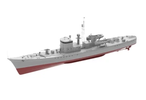 Kit Modelo Militar RHWS011S 1/144 Casco Completo IJN Tipo K-8 No.13 Kusentei - Imagen 1 de 3
