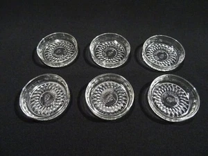 COUPELLE BEURRIER 6 PIECES EN VERRE AVION AVIATION AIR FRANCE S N - Imagen 1 de 10