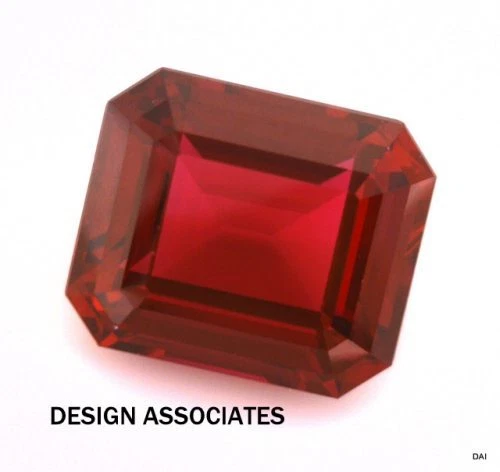 19X16 MM EMERALD CUT MAN MADE RUBY  AAA GRADE - Image 1 of 1