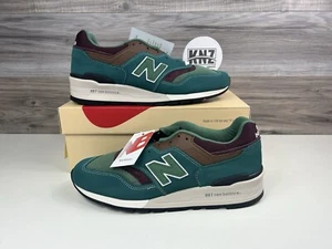 *NEW BALANCE 'Made in USA' 997 Teddy Santis Vintage Verde Blanco Funcionamiento U997TB - Imagen 1 de 10