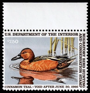 United States Hunting Permit Stamp Scott RW52 (1985) Mint NH VF, CV $15.00 C - Picture 1 of 1