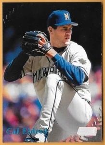 Cal Eldred Milwaukee Brewers #215 - Topps Stadium Club casi nuevo-como nuevo 1998 - Imagen 1 de 2