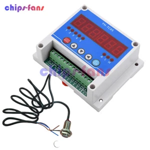 Digital Hall Sensor Tachometer 12-24V RPM Motor Speed Tester Meter RS485 Modbus - Picture 1 of 26