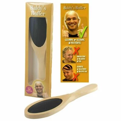 BALDY'S BUFFER Baldy's Pufferkamm für mutige Köpfe - Neuheit Geschenk