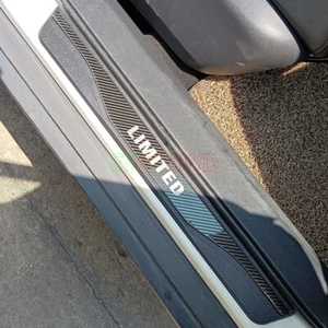 For Mitsubishi Outlander Sport Limited 2023 Carbon Car Door Sill Plate Protector - Picture 1 of 7