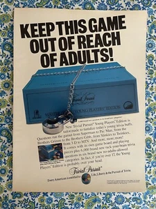 Vintage 1985 Trivial Pursuit Young Players Edition Print Ad - Picture 1 of 7