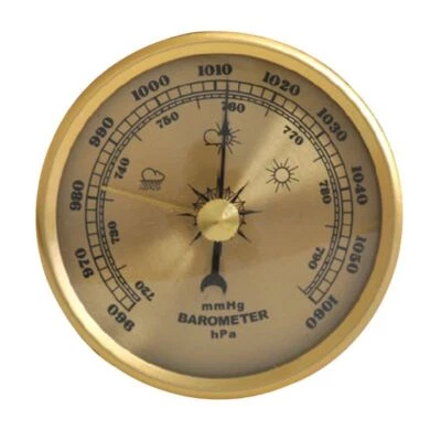 Barometer Pressure Gauge Weather Station Wall Mount Thermometer Hygrometer Home - Image 1 of 4