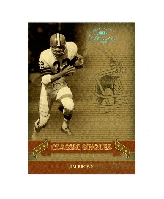 RARE 2006 Classics SINGLES SSP JIM BROWN /25! Cleveland Browns STAR - Image 1 of 1