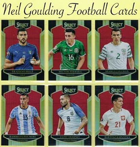 Panini SELECT FUSSBALL 2016-2017 ☆ ROT PARALLEL ☆ ""Terrasse"" Fußballkarten #/199 - Bild 1 von 9
