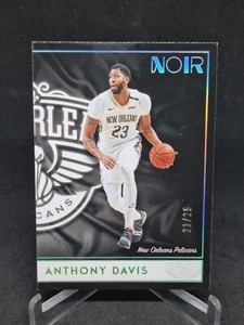  2018-19 Panini Noir Holo Silver #70 Anthony Davis 21/25