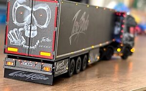 1 87 HO HERPA Jens bode Ghost Scania R  LKW RC mit LED